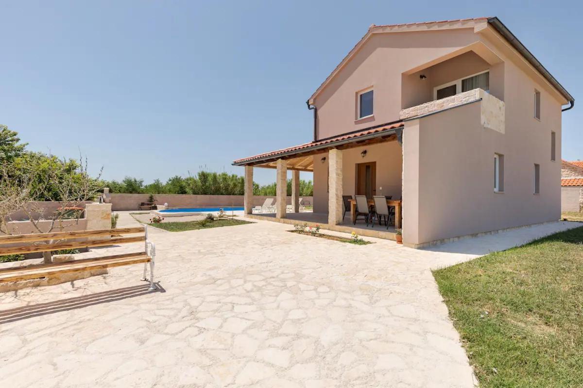 Casa Di Marko-New Modern Rustic House With Pool And Spacious Garden! Privlaka (Zadar) Exterior foto